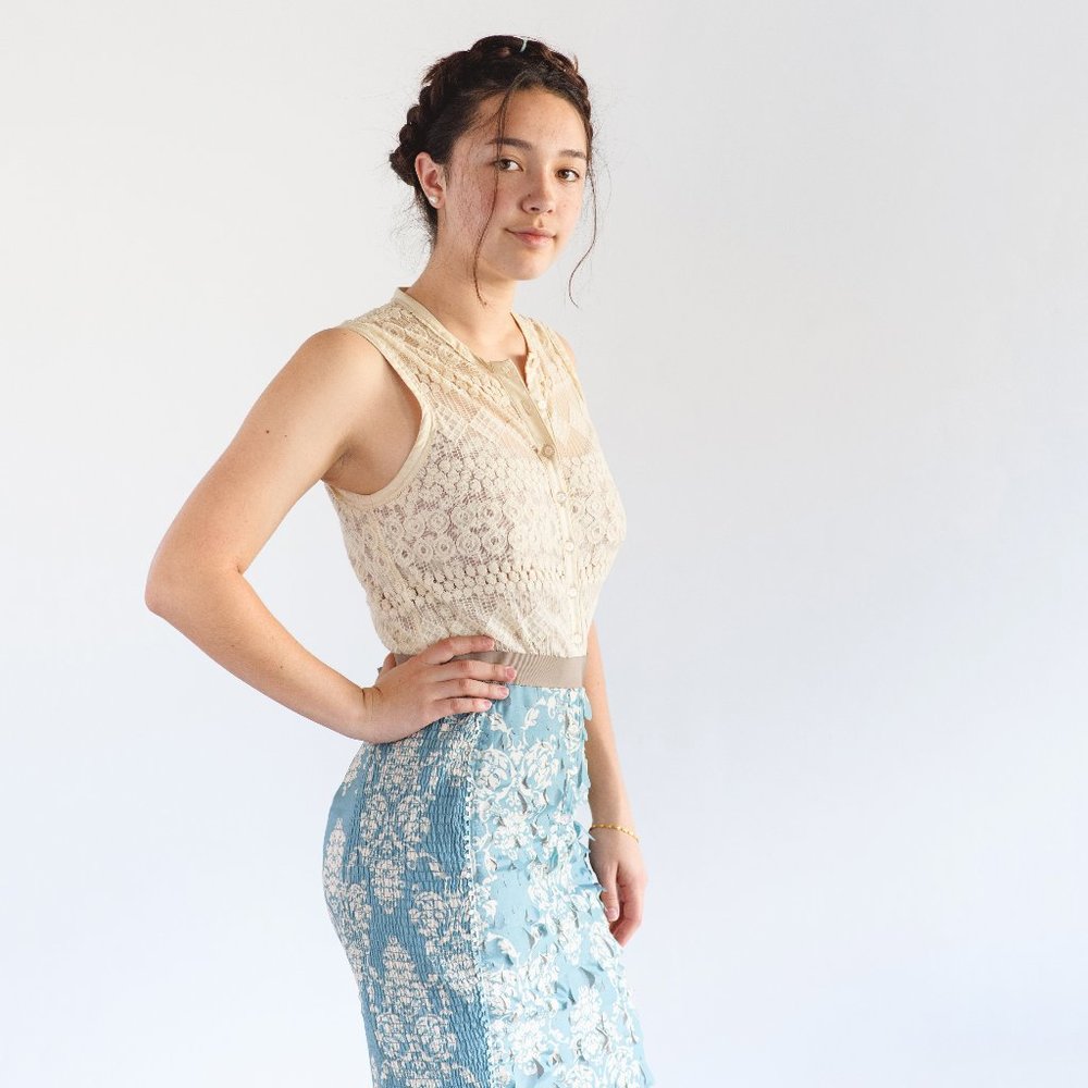 Vintage Inspired Fleurs-De-Lys Dress--Anthropologie Beguile by Byron Lars